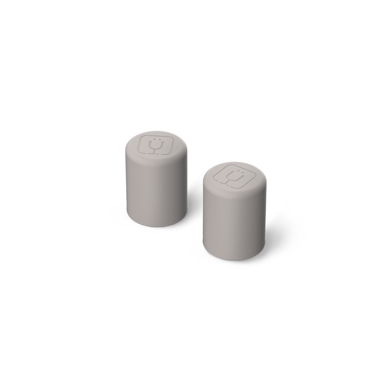 Magnetic Straw Cover | Mocha | 2-Pack - Simple Lid Fit